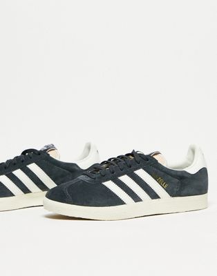 Gazelle trainers in charcoal black