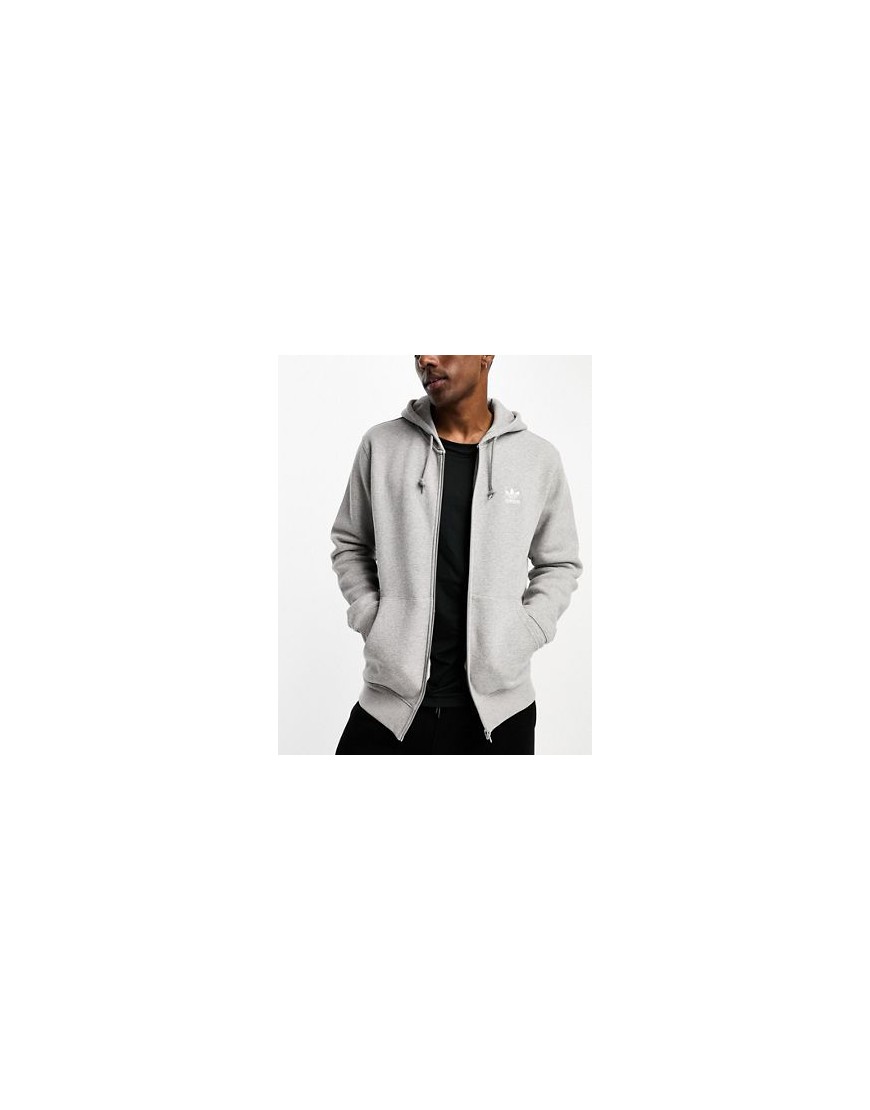 adidas Originals hooded sweatshirt in grey