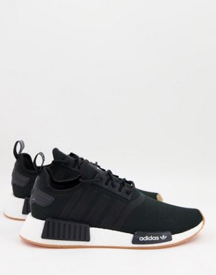 NMD_R1 trainers in black and white - BLACK