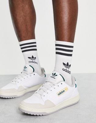 NY90 trainers in white and green