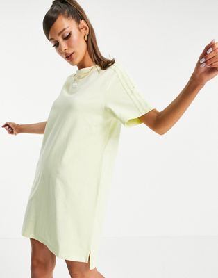 Adidas Originals 'Tennis Luxe' logo t-shirt dress in hazy yellow - Click1Get2 Promotions&sale=mega Discount&secure=symbol&tag=asos&sort_by=lowest Price