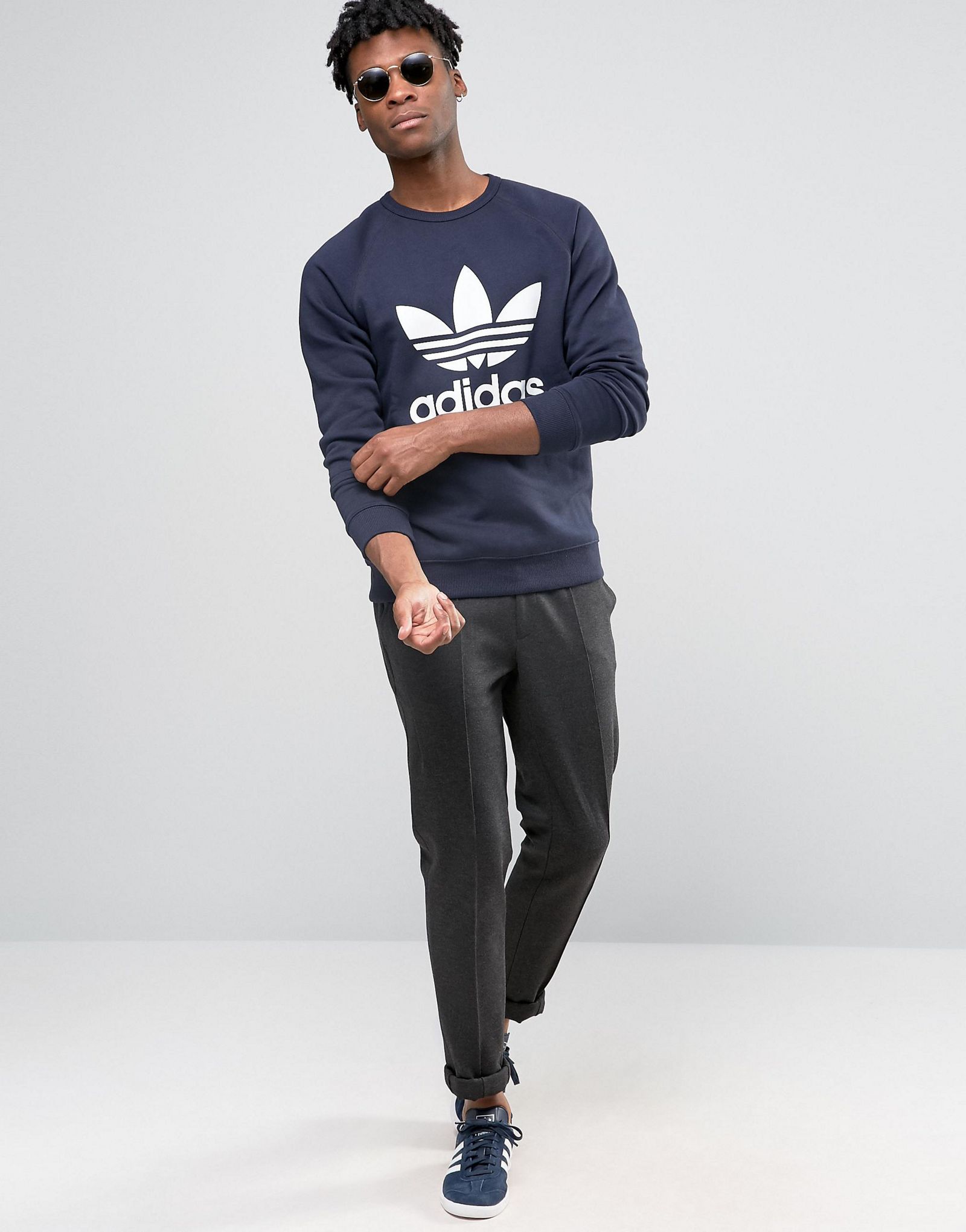 adidas Originals Trefoil Crew Sweatshirt AY7793