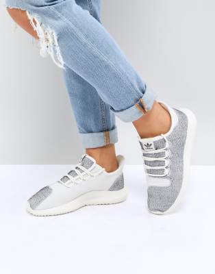 adidas Originals Tubular Shadow Sneakers In White