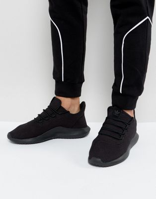 black adidas tubular trainers