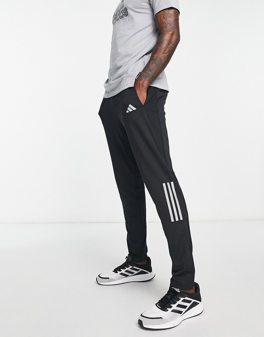 adidas Running Own The Run joggers in black