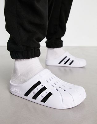adidas Sportswear Adilette clog in white