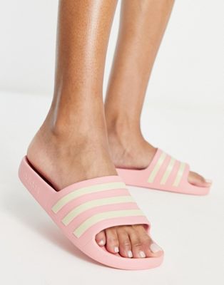 adidas Swim adilette sliders in pink