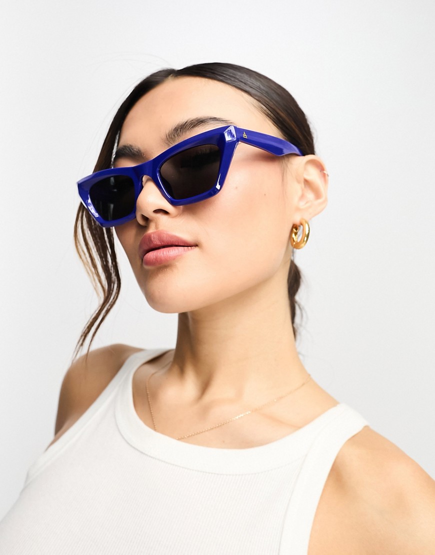 AIRE capricornus square sunglasses in blue