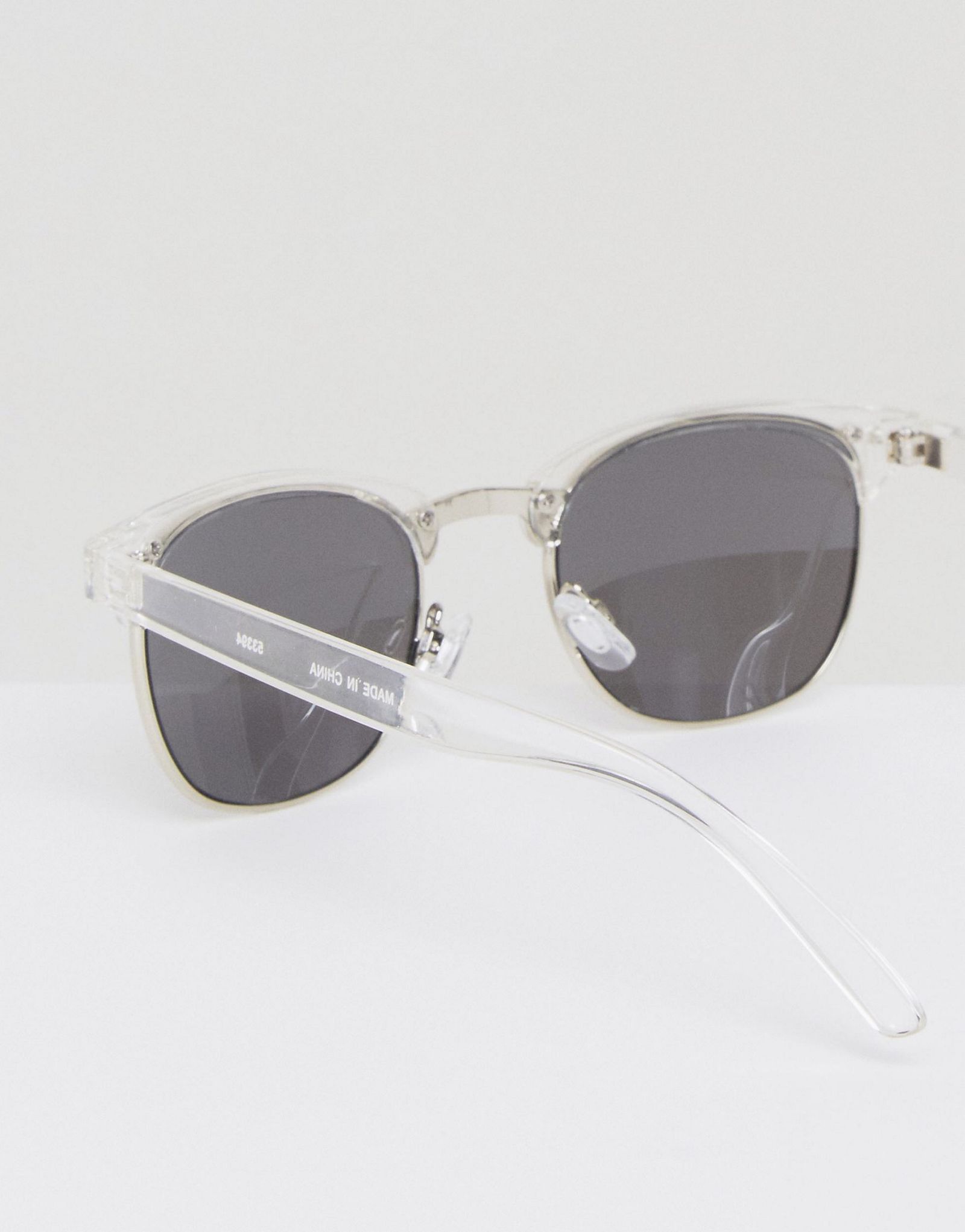 AJ Morgan Retro Sunglasses in Clear