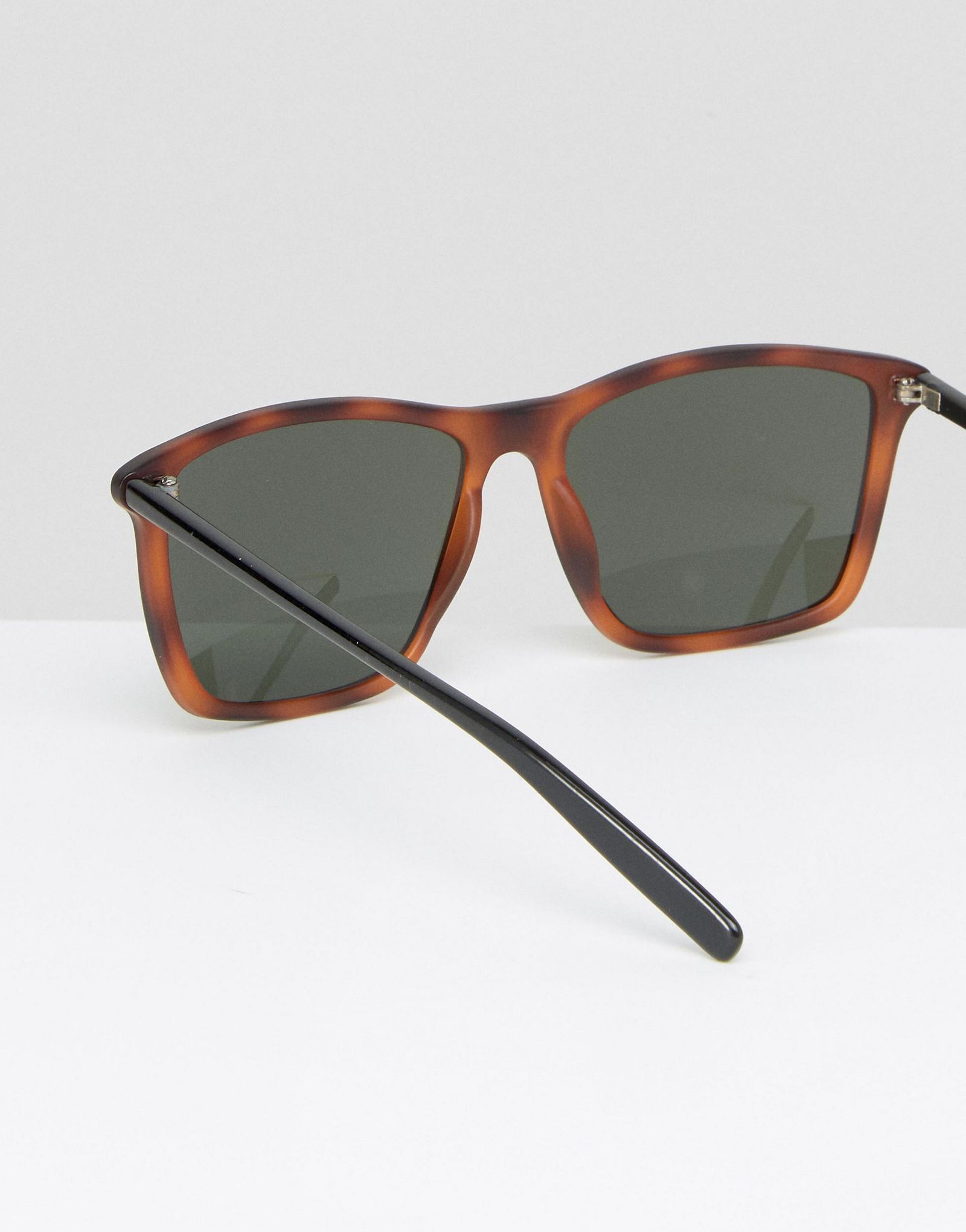 AJ Morgan Square Sunglasses With Contrast Sides