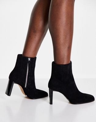 Adworenia interest heel boots in black