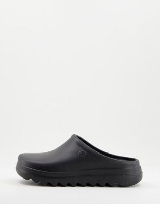Love Planet Inout clogs in black