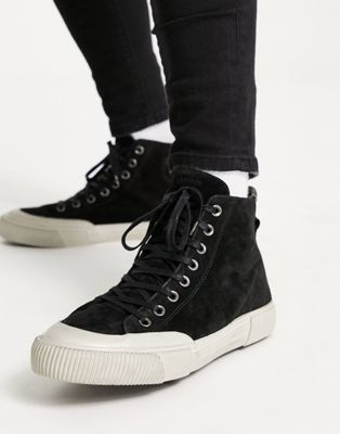 Dumont high top trainers in black