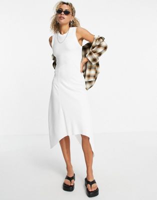 AllSaints Gia midi dress in white - Click1Get2 Cyber Monday