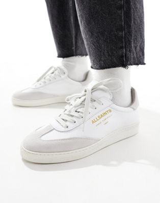 Thelma leather trainers in white