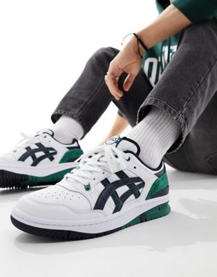 EX89 trainers in white and green