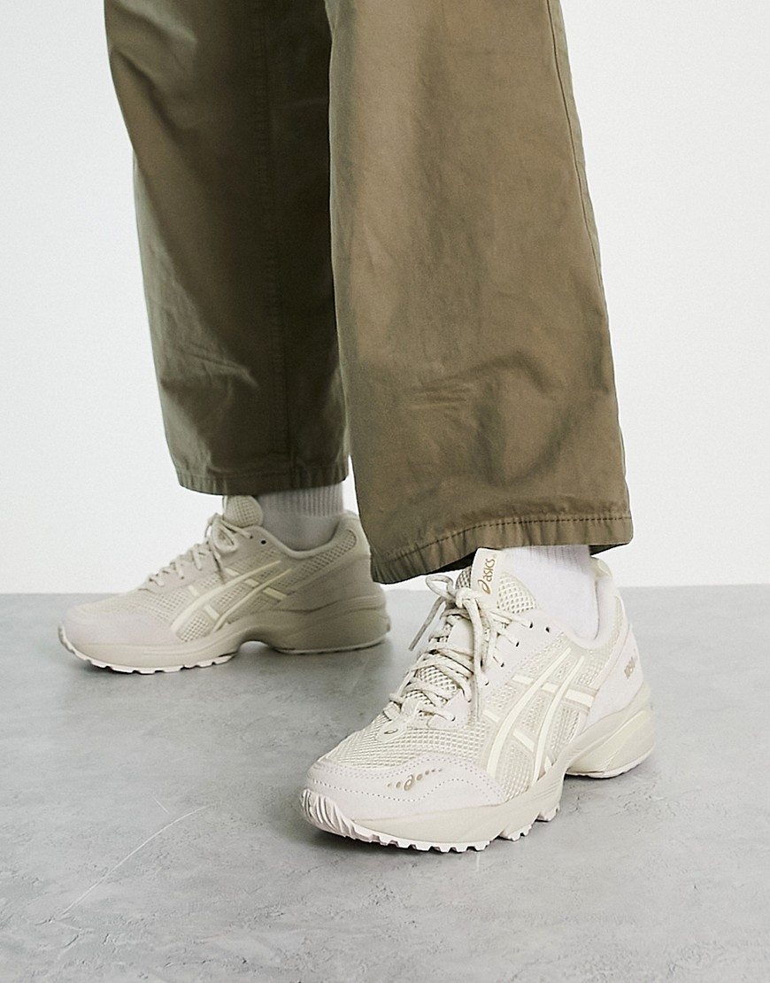 Asics Gel-1090v2 chunky trainers in off white