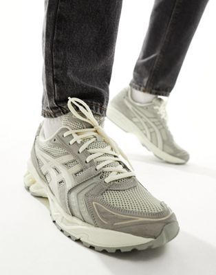 Asics Gel-Kayano 14 trainers in white sage and smoke grey