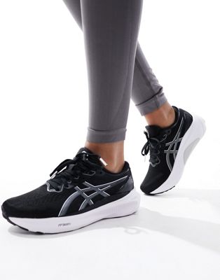 Gel-Kayano 30 running trainers in black and sheet rock