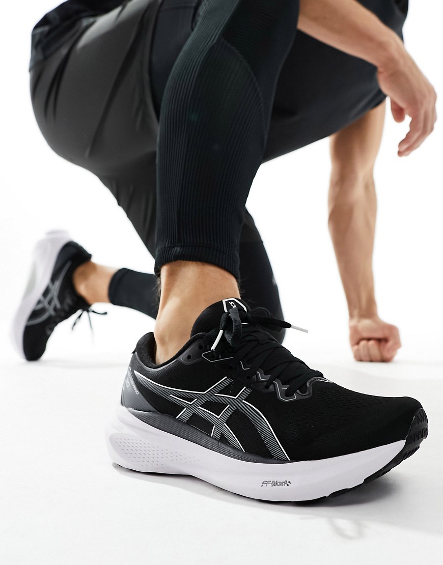 Asics Gel-Kayano 30 stability running trainers in black