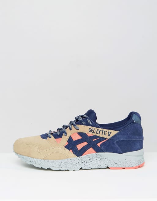 asics gel-lyte v suede trainers in beige asics gel-lyte v suede trainers in beige