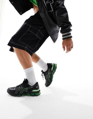 Gel-Quantum 160 VII trainers in black and green