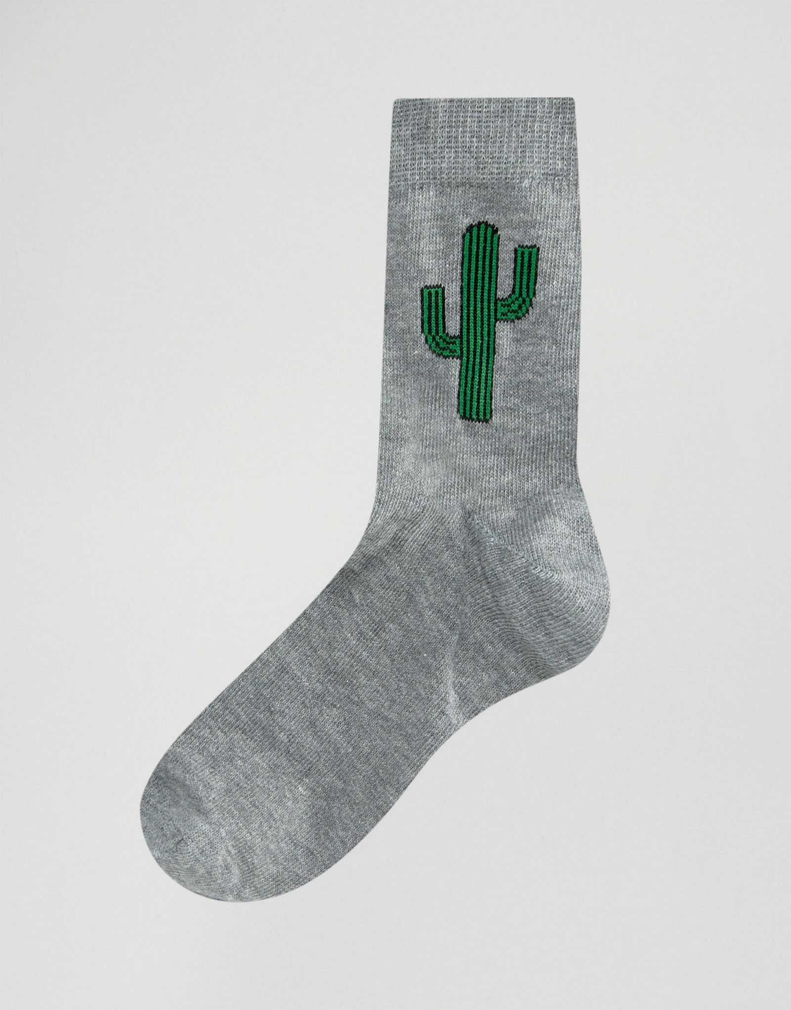 ASOS 2 Pack Turtle And Cactus Placement Socks