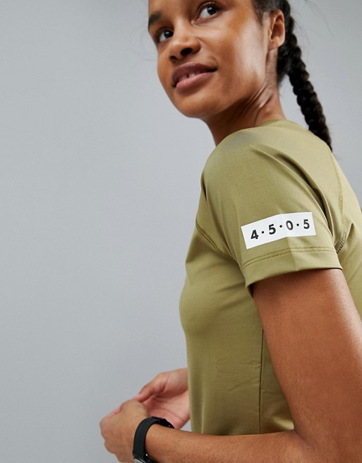 Image result for Training T-Shirt In Tight Fit khaki asos