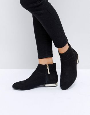 ASOS ACTON Flat Ankle Boots