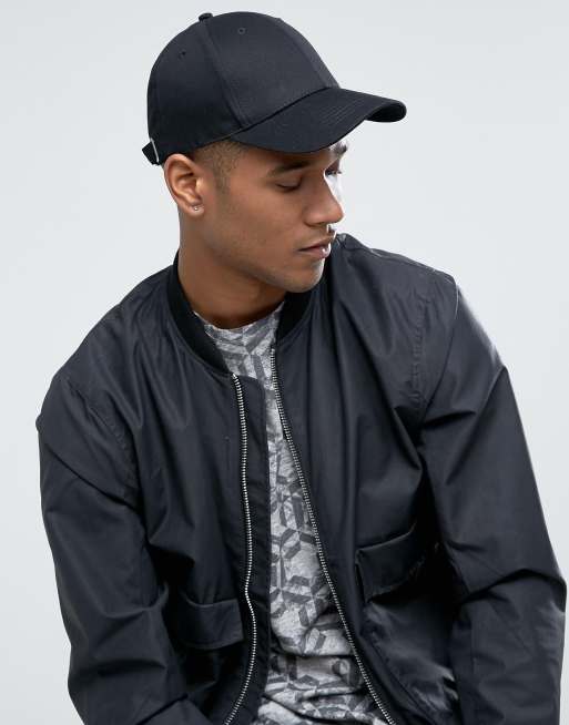ASOS ASOS Baseball Cap In Black