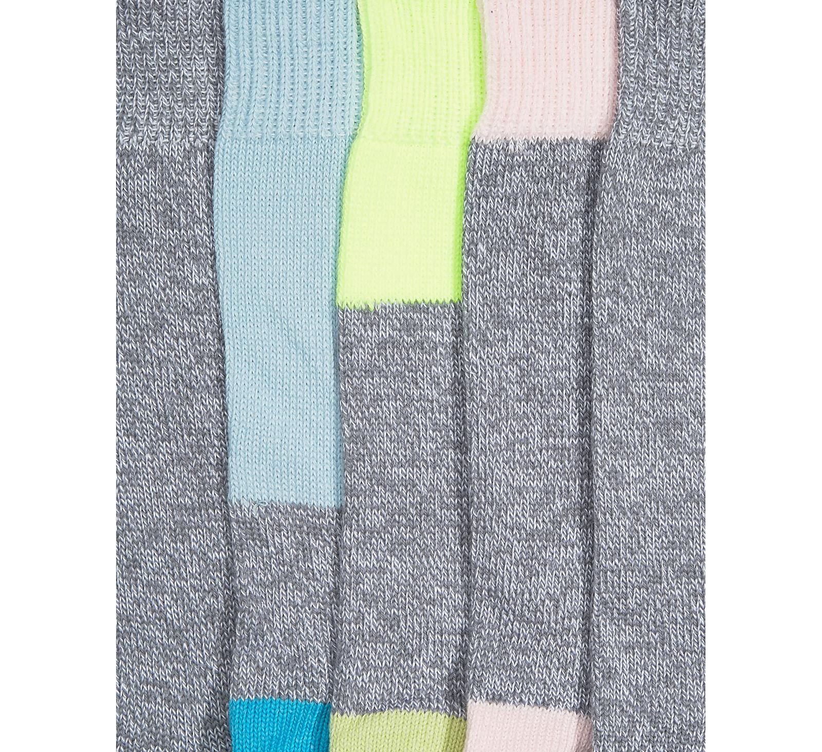 ASOS Boot Socks With Neon & Pastel Panels 5 Pack