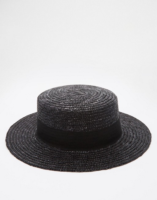 RÃ©sultat de recherche d'images pour "chapeau canotier noir"