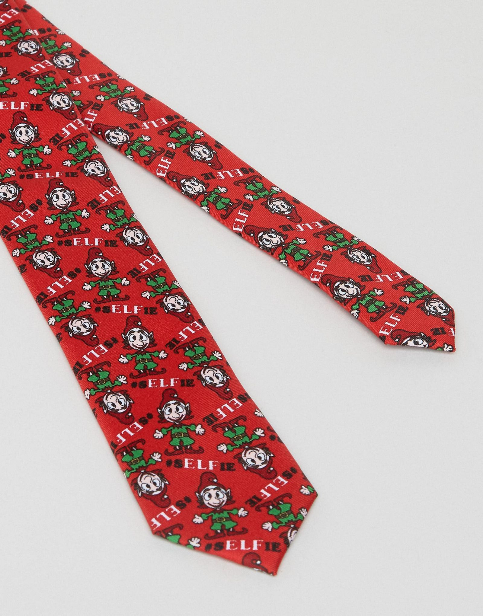 ASOS Christmas Tie With #SELFIE Elf