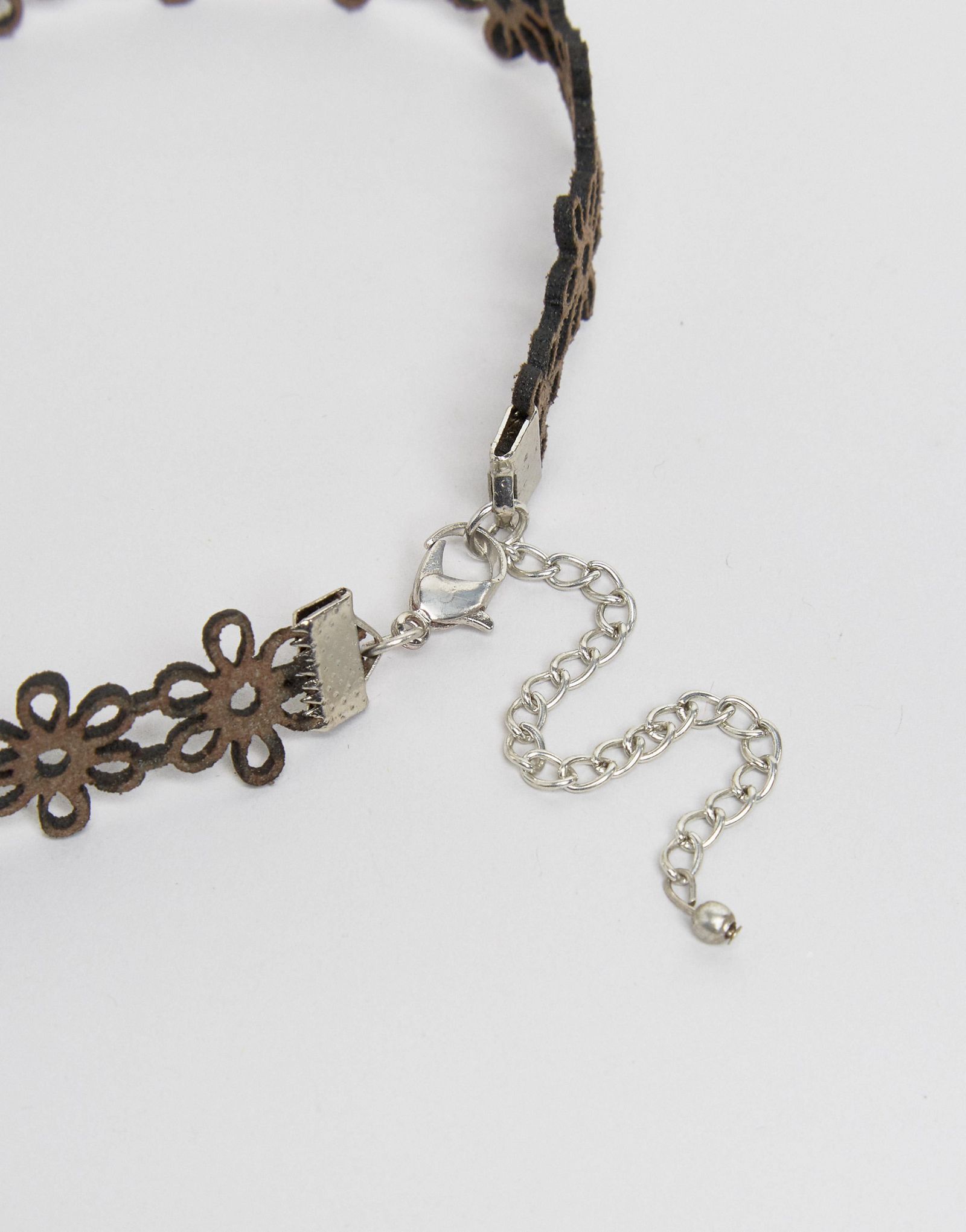ASOS Cut Out Flower Choker Necklace