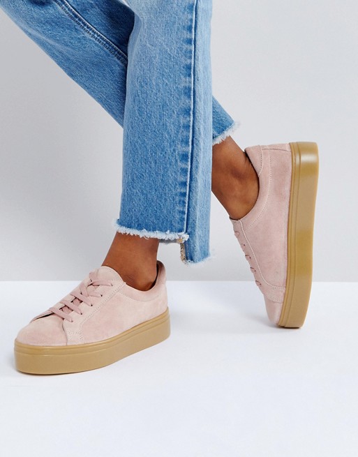 Image result for ASOS DAY LIGHT Suede Lace Up Trainers