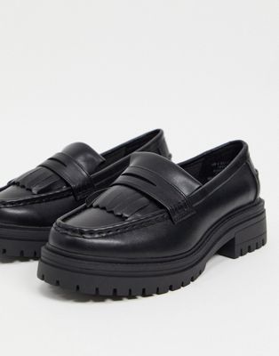 Melon chunky loafers in black