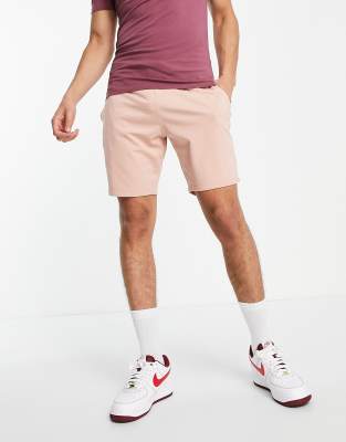 ASOS DESIGN Schmal Geschnittene Leichte Jersey Shorts In Rosa PINK