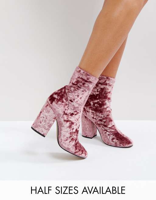 bottine talon cuir