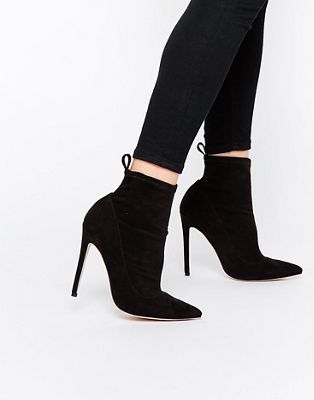 ASOS ENVISION Pointed Sock Boots