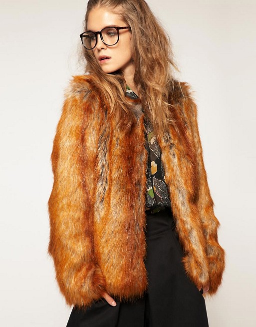 ASOS | ASOS Faux Fox Fur Coat