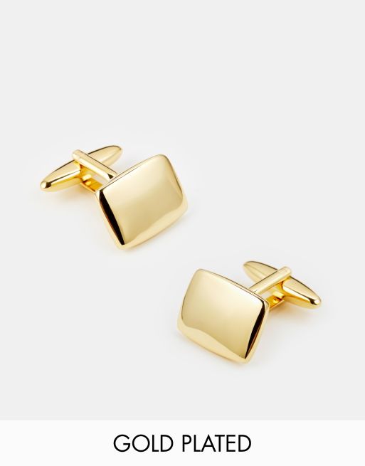 ASOS ASOS Gold Plated Cufflinks