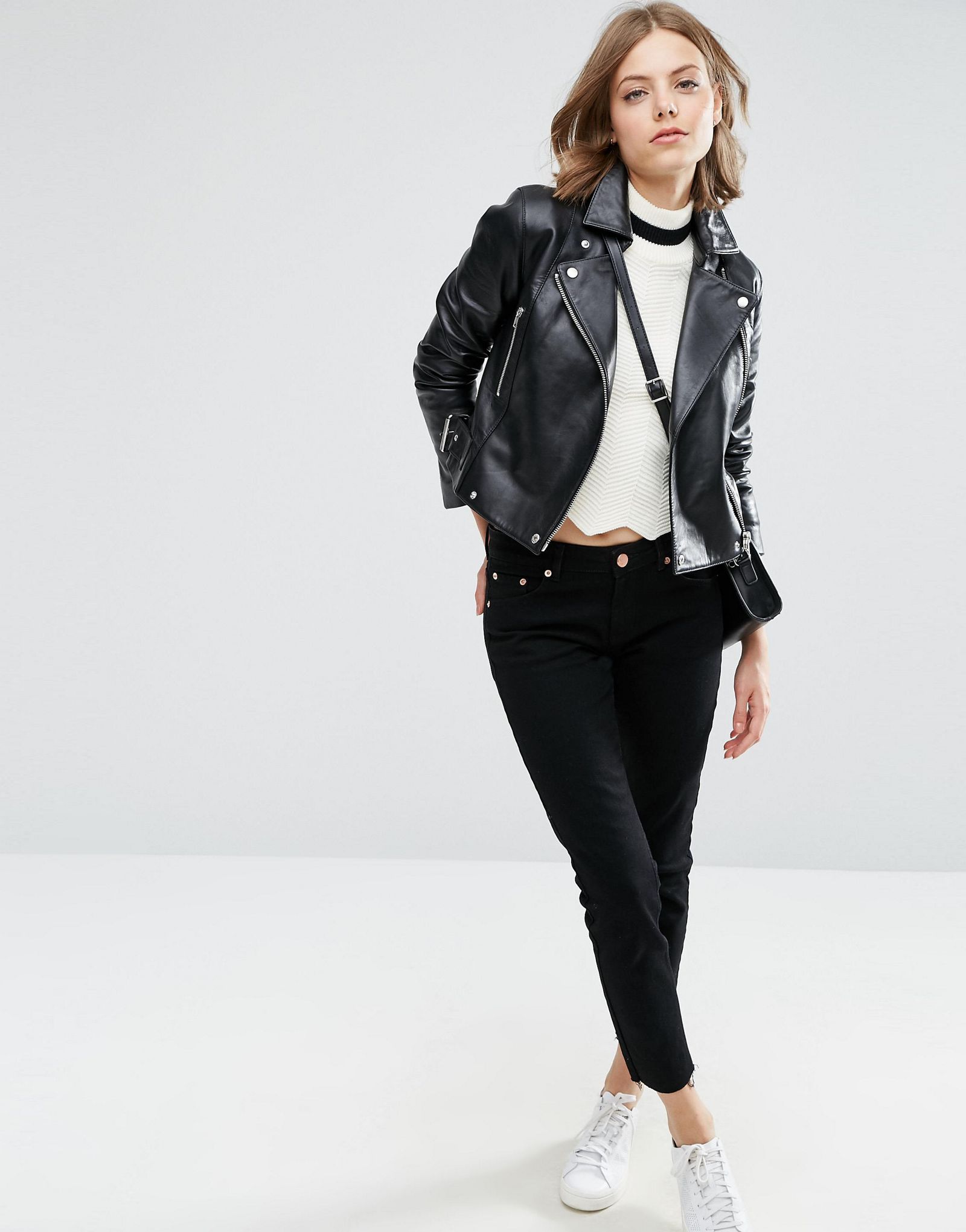 ASOS Jacket in Soft Premium Leather