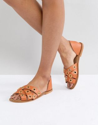 ASOS – JUSTIFY – Chaussures d’été en cuir