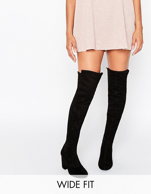 ASOS | ASOS KEW Wide Fit Over The Knee Boots
