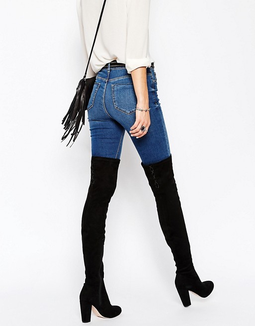 ASOS | ASOS KEY TO MY HEART Lace Up Over the Knee Boots