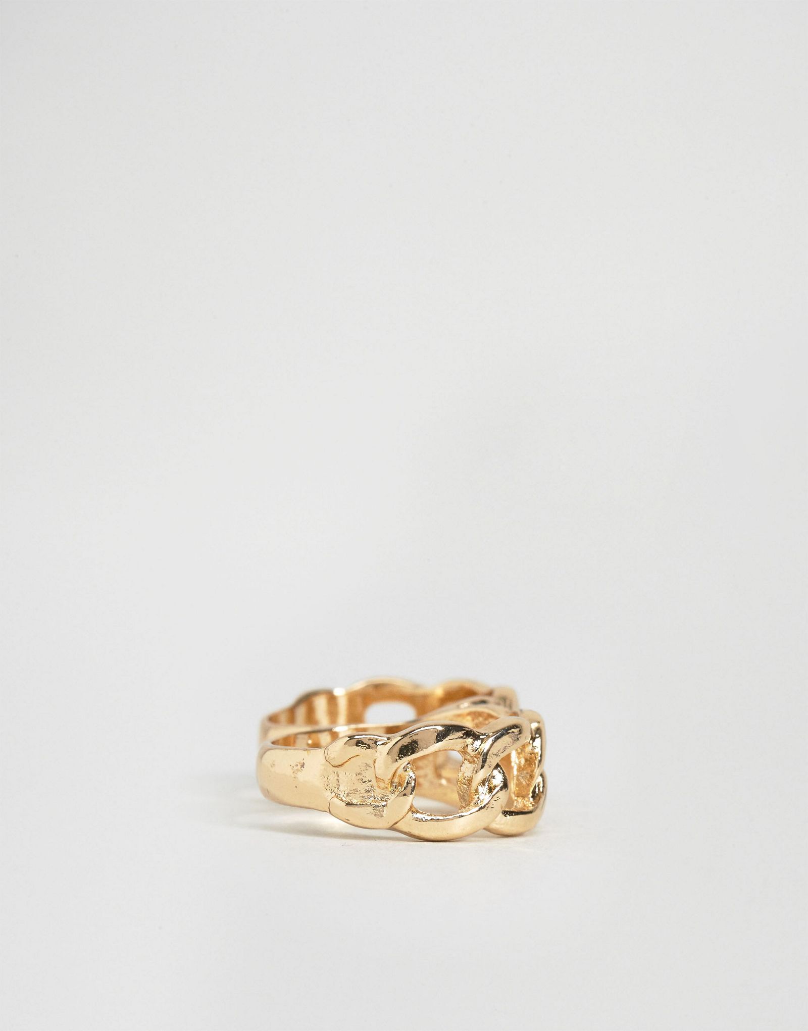 ASOS Linked Chain Double Finger Ring