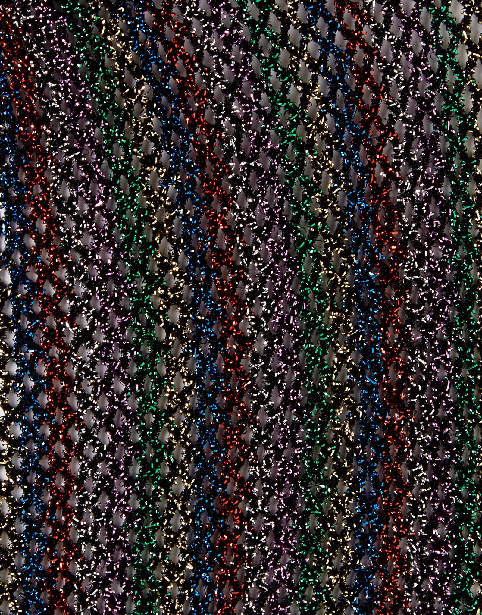 ASOS Multi Coloured Glitter Fishnet Ankle Socks