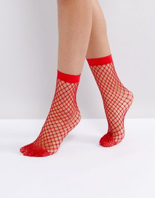 ASOS Oversized Fishnet Ankle Socks