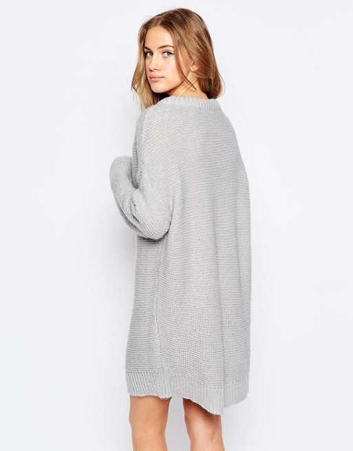 ASOS | ASOS Oversized Sweater Dress In Chunky Knit