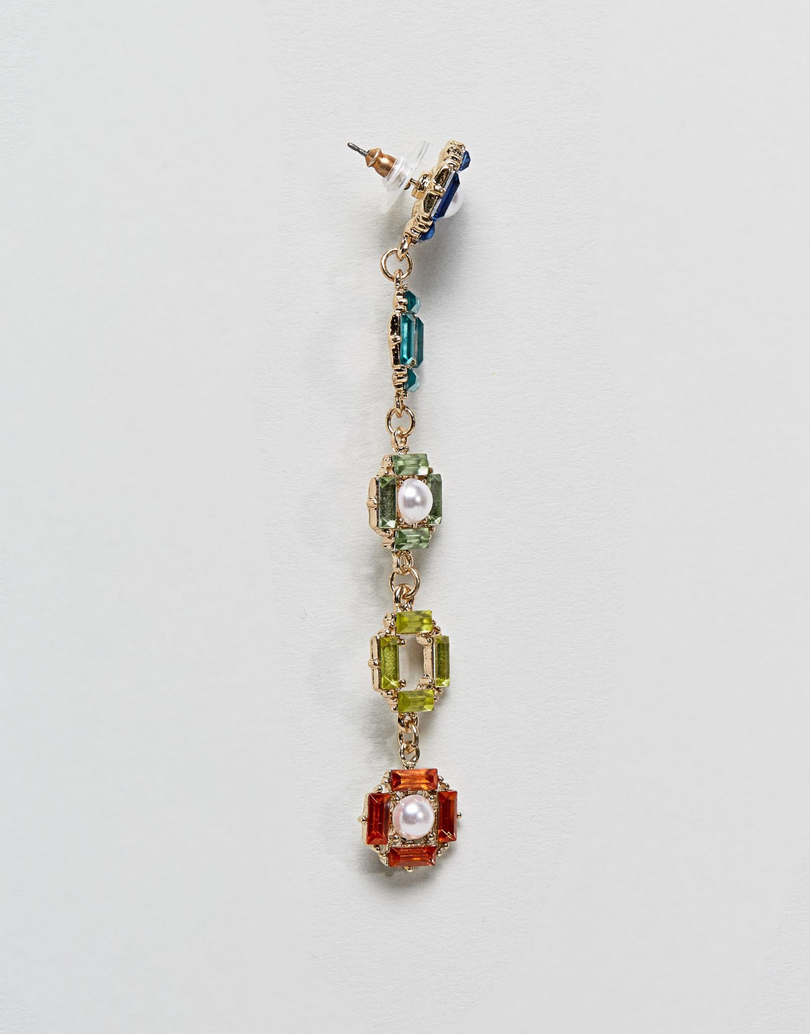 ASOS Rainbow Jewel Drop Earrings